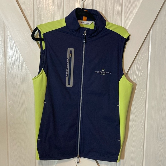 Peter Millar Colorblock Hyperlight Fuse Hybrid Vest - Picture 1 of 13
